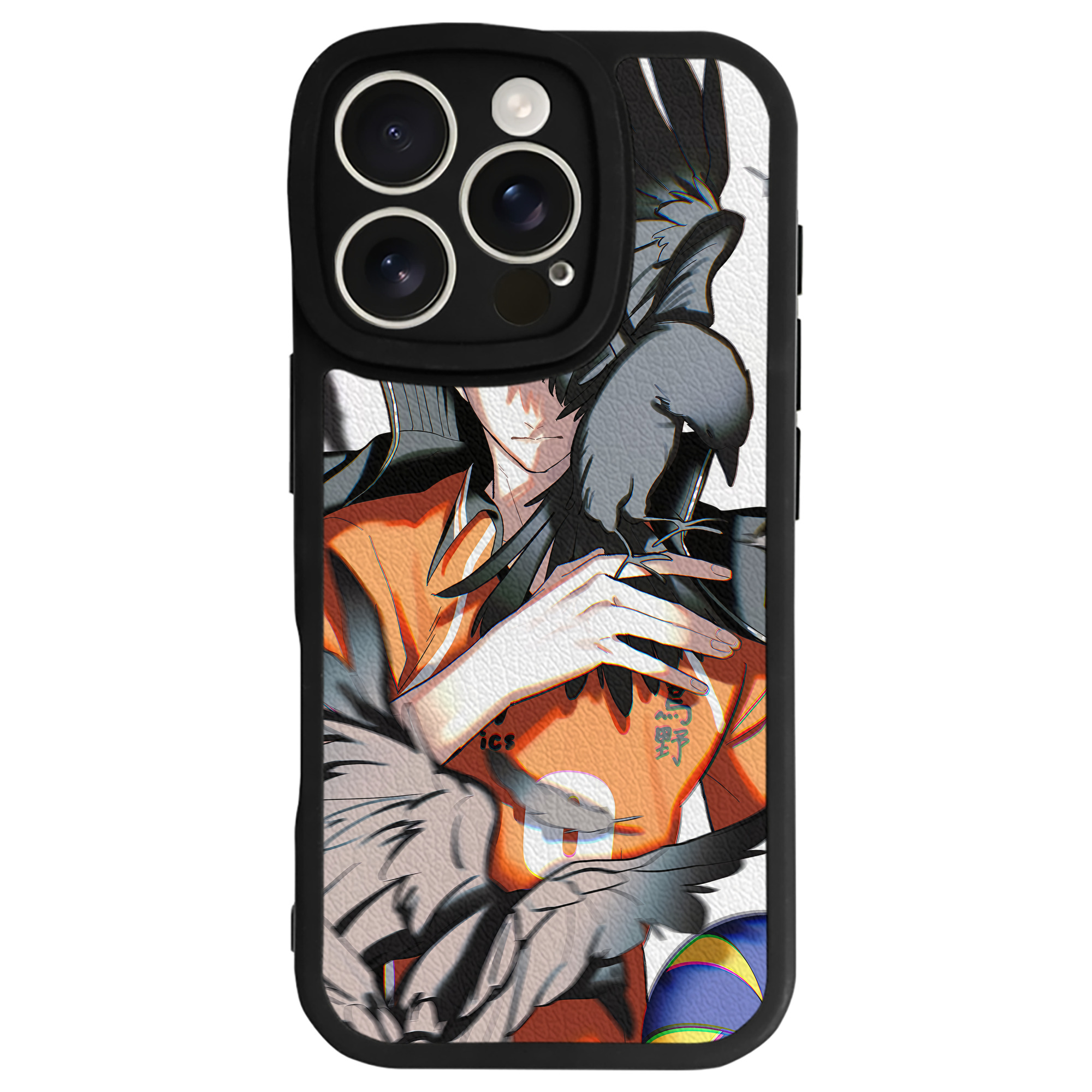 （画像用） ハイキュー!! Haikyu!! 【iPhone 16シリーズ対応】シリコンスマホケース（レザー調） 材質：シリコン
